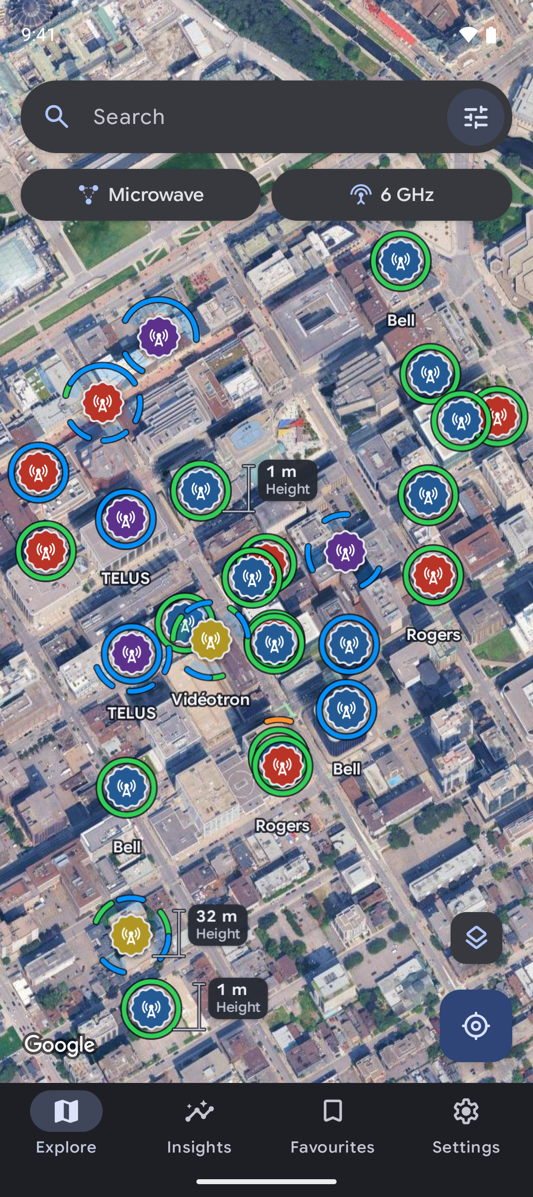 North Towers — Explore the network